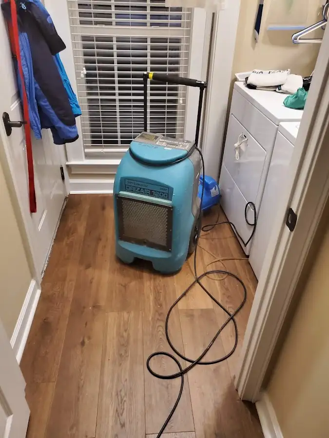 Commercial dehumidifier deployed for Flood Damage Cleanup in Monona